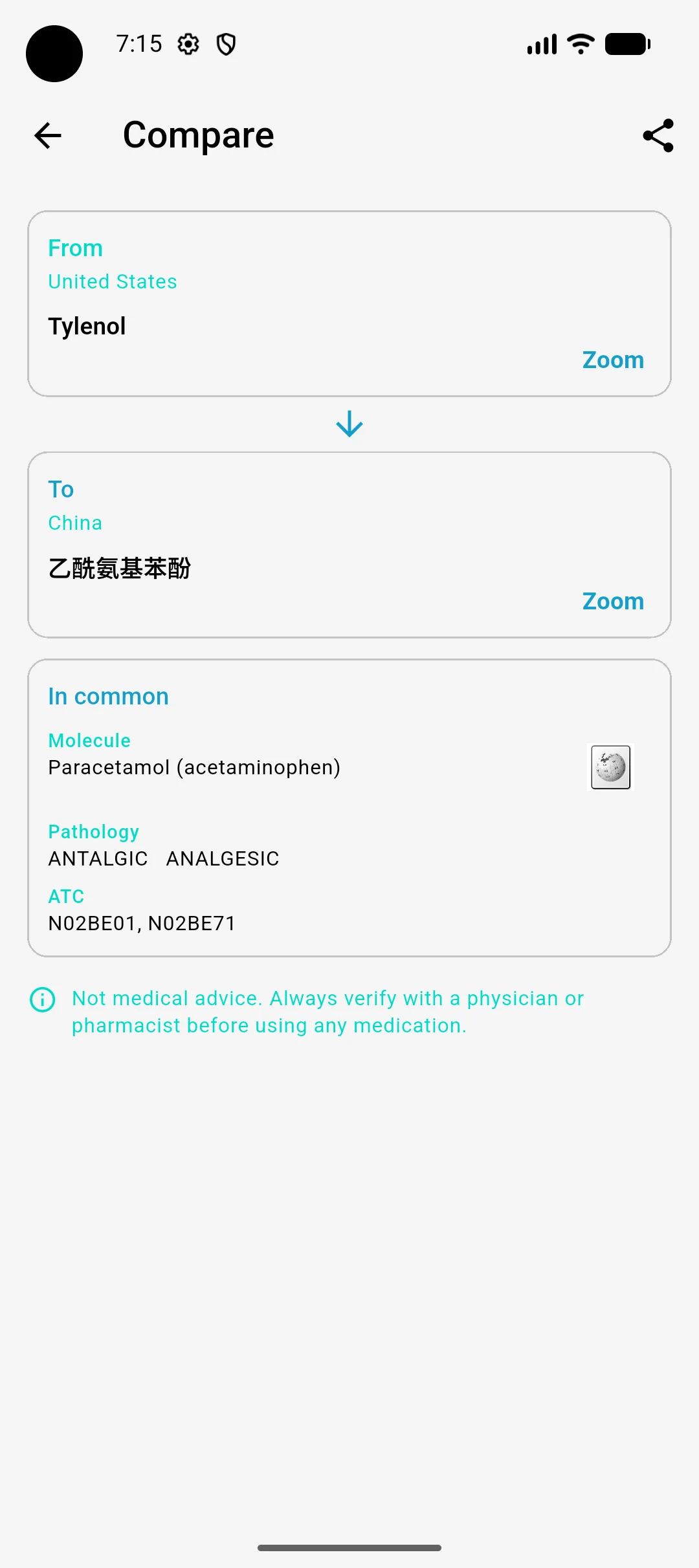 World Drugs Converter screenshot