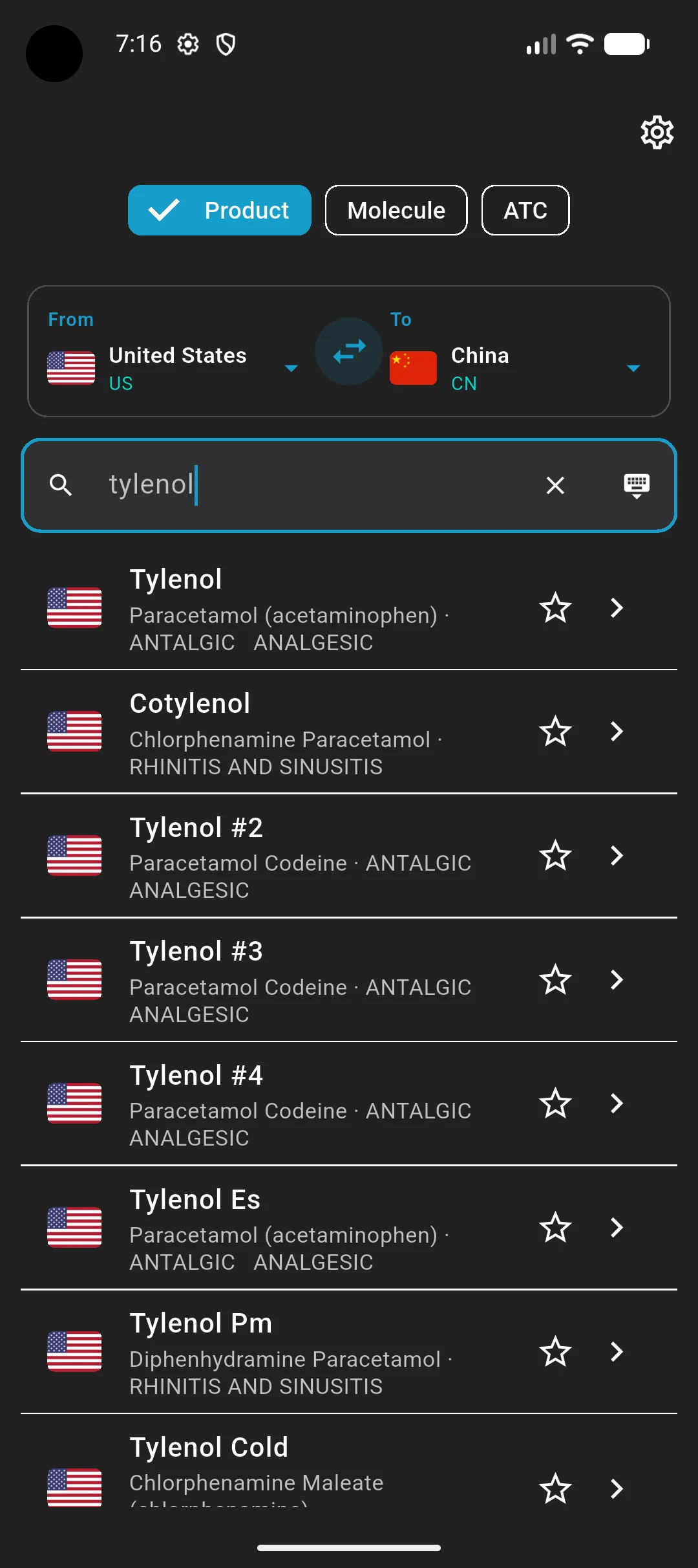 World Drugs Converter screenshot